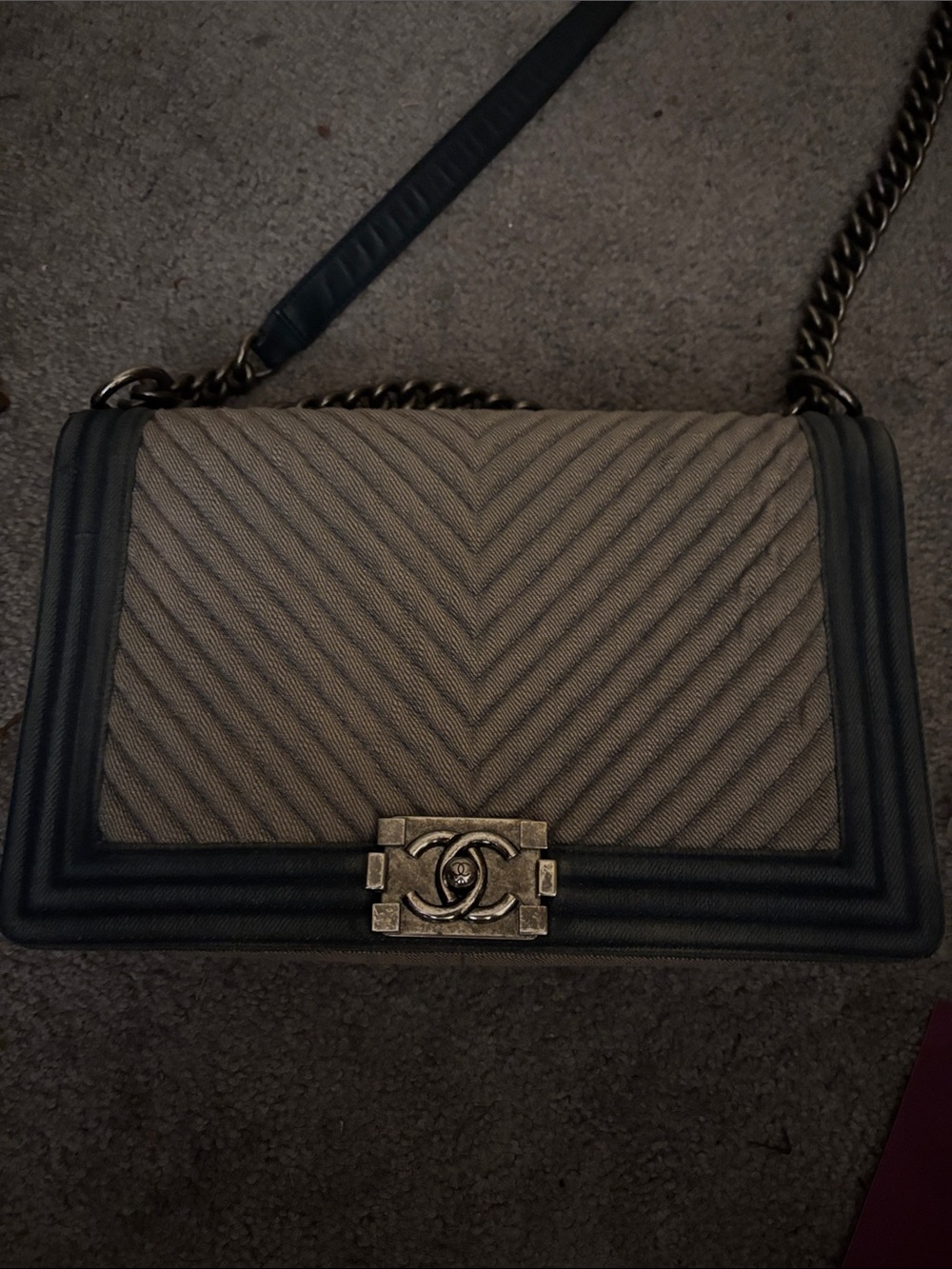 Chanel Denim Boy bag.